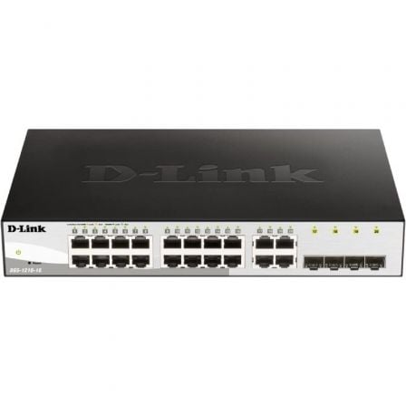 SWITCH D-LINK 16-PORT 101001000MBPS GIGABIT SMART SWITCH + 4 COMB