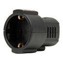 FICHA FÊMEA 16A 250 V, IP20, PRETA, MÁX. 3 X 1,5 MM²