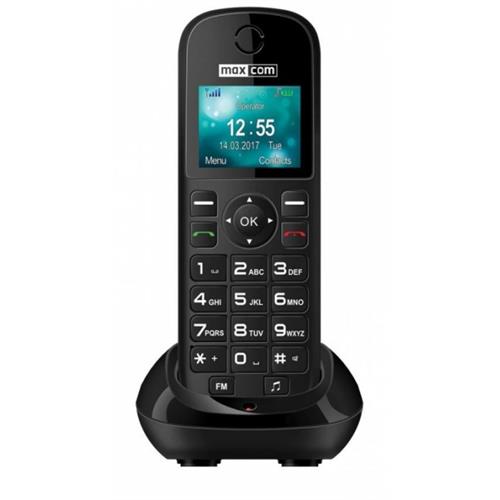 TELEFONE SEM FIOS MAXCOM SIM CARD - MM 35D PRETO