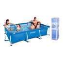 PISCINA RETANGULAR COM ESTRUTURA METÁLICA, 3834 L, 300 X 200 X 75