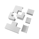KIT DE ACESSORIOS PARA MINI CALHA DE 10X16MM SOLERA (RETRACTILADO