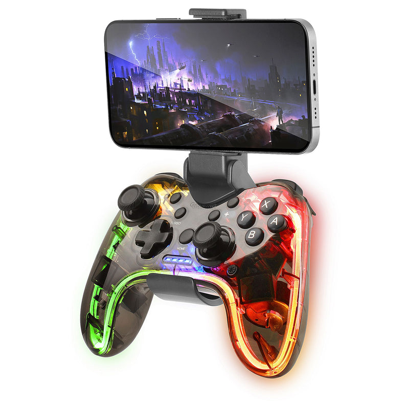 Mars Gaming MGPBT controlador de jogo Preto Bluetooth/USB Gamepad