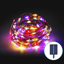 LUZES SOLARES DE CORDA, RGBY, 2M+10M
