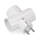 FICHA TRIPLA BAQUELITE T/TL 16A 250V (EMBALADA) EDM