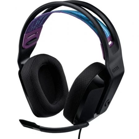 AURICULARES GAMING COM MICROFONE LOGITECH G335 JACK 3.5 PRETO