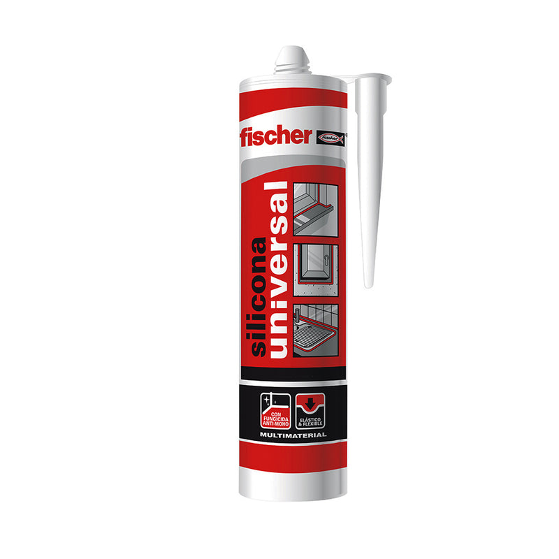 SILICONE UNIVERSAL TRANSPARENTE F98646 FISCHER 280ML