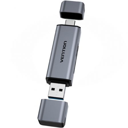 LECTOR DE TARJETAS EXTERNO VENTION CLLH0 USB 3.0 USB TIPO-C