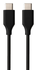 EWENT CABO USB-C 480 MBPS 60W PVC PRETO 1MT