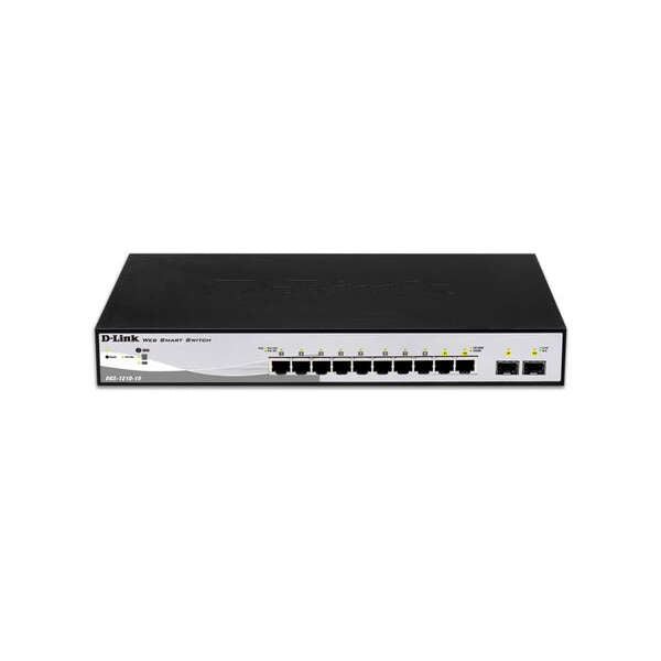 SWITCH D-LINK 8-PORT 101001000MBPS GIGABIT + 2 SFP PORTAS