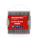 BITS MAGNÉTICOS H6 X 25 MM, CONJUNTO DE 20 PEÇAS