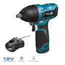 KIT DE CAIXA PARA CHAVE DE IMPACTO 12V COM ACESSÓRIOS, BATERIA E