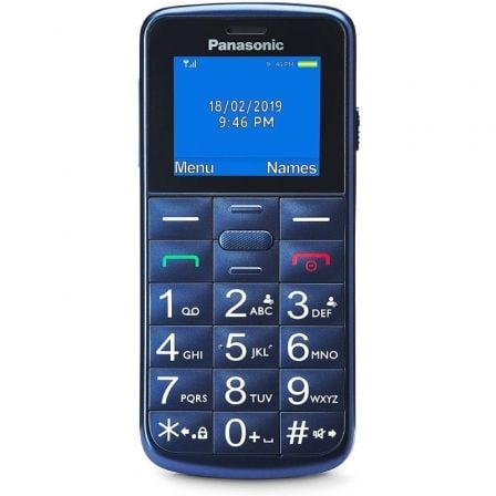 TELÉFONO MÓVIL PANASONIC KX-TU110EXC PARA PERSONAS MAYORES AZUL