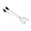 PINÇAS DE COZINHA COM PÁ DE SILICONE EM AÇO INOXIDAVEL. 35CM