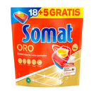 SOMAT PASTILHAS PARA MÁQUINA LAVA-LOUÇA ORO 23 (18+5)