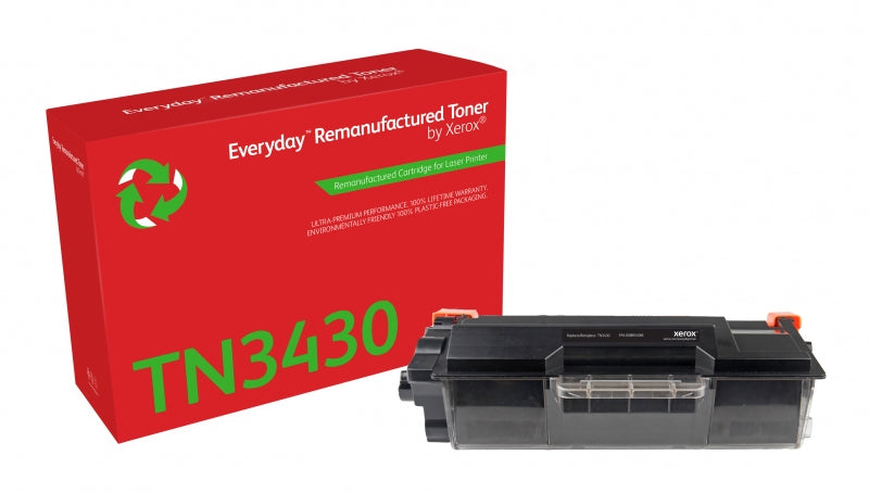 XEROX EVERYDAY BROTHER TN3430 NEGRO TONER REMANUFACTURADO - 006R0