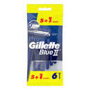 PACOTE DE LÂMINAS FIXAS GILLETTE BLUE II 5+1