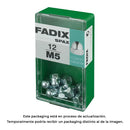 CAIXA S 12 UNID. PORCA CEGA ZINCO M 5 FADIX