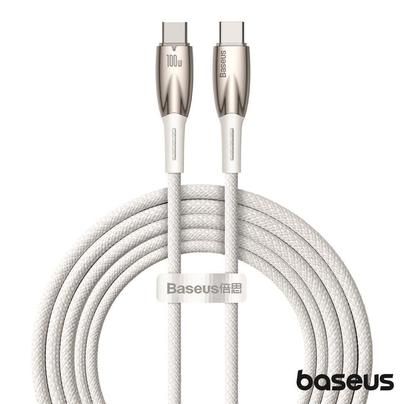 CABO USB-C MACHO P USB-C MACHO 2M 100W GLIMMER BASEUS