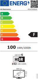 TV 65 LED LG 65UA74006LB 4K SMART TV