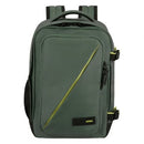 MOCHILA AMERICAN TOURISTER TAKE2CABIN S CAPACIDAD 24.2L VERDE