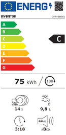 MÁQUINA DE LAVAR LOUÇA DE ENCASTRE INFINITON DIWBB681