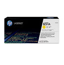 HP 651A YELLOW LASERJET TONER CARTRIDGE
