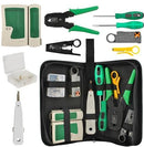 KIT DE FERRAMENTAS DE INSTALAÇÃO DE REDES COM TESTADOR LAN