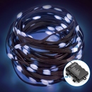 LUZES DE CORDA DA BATERIA 3AA (PVC E COBRE), BRANCO FRIO, 5M