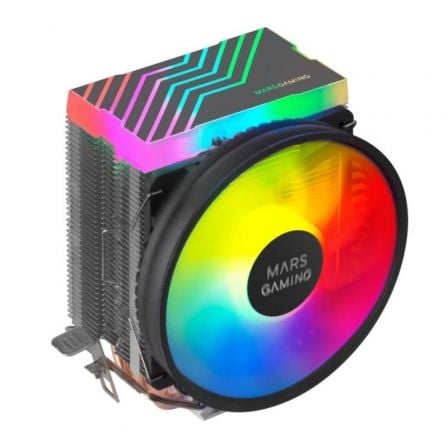MARS GAMING MCPU33 CPU COOLER, DUAL FRGB, SILENT PWM FAN, 3X HEAT
