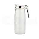 JARRA DE VIDRO COM TAMPA CROMADA, MODELO 1969, 1,4 L