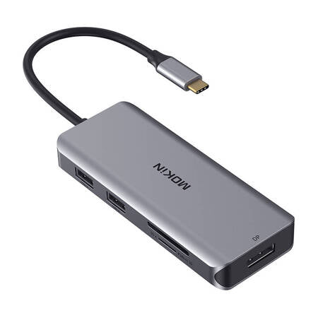 ADAPTADORESTAÇÃO MOKIN 9 EM 1 USB C PRATEADO