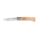 NAVALHA Nº8 INOX, LÂMINA 8,5CM, CABO DE MADEIRA DE FAIA. OPINEL