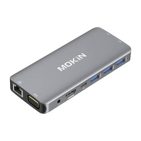 MOKIN ADAPTADOR HUB 10 EM 1 USB-C PRATEADO