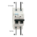 DISJUNTOR MAGNETOTÉRMICO REVALCO 1POLO+NEUTRO 10A