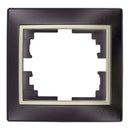 ESTRUTURA SIMPLES, ESTRUTURA PRETO E ARO PÉROLA 83X81X10MM SÉRIE