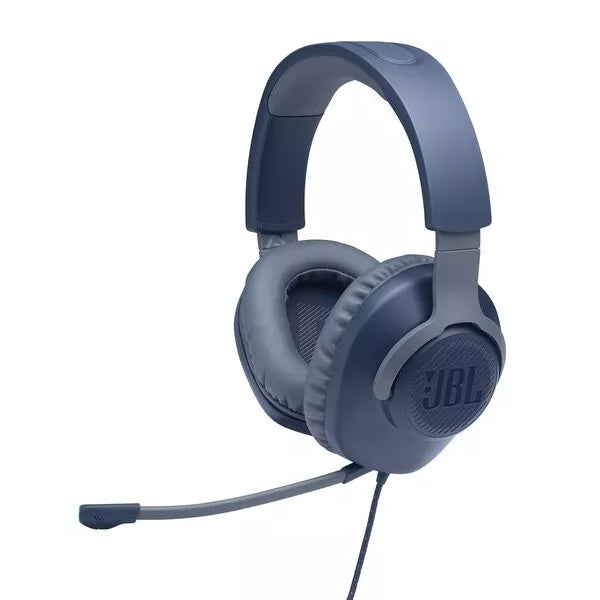 AUSCULTADORES GAMING C FIO JBL QUANTUM 100 OVER EAR BLUE