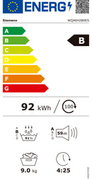 SIEMENS SECADOR ROUPA 9KG BOMBA CALOR (B)