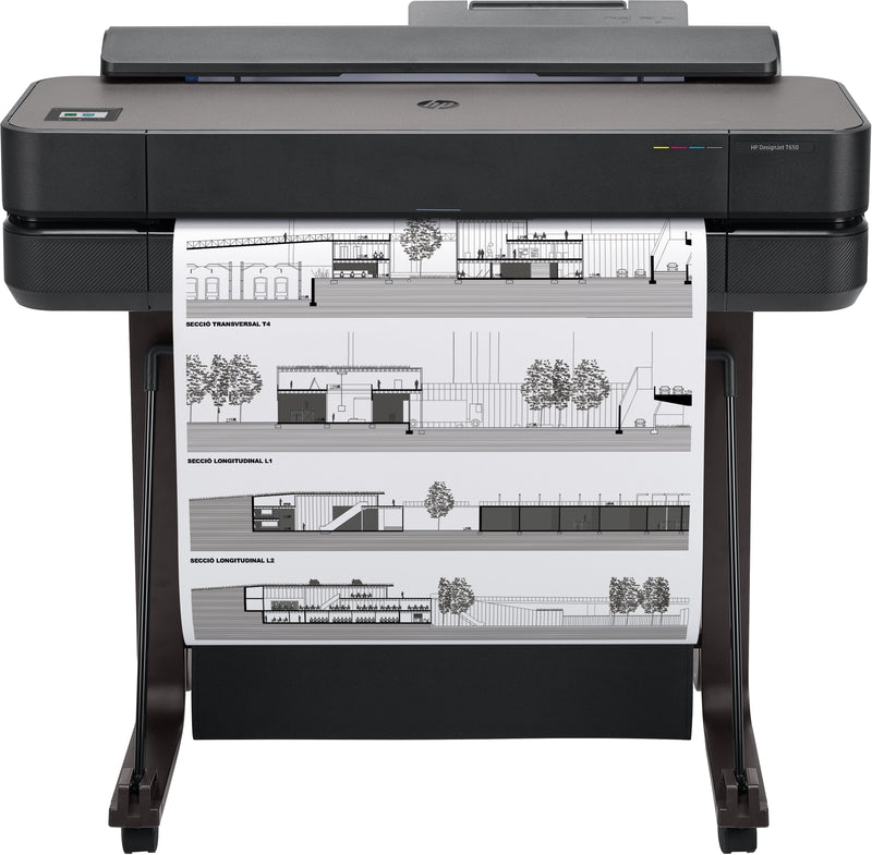 HP Designjet T650 24-in impressora de grande formato Wi-Fi Jato d