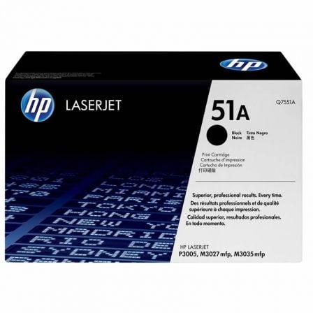 TONER PRETO HP LASERJET P3005- Q7551A