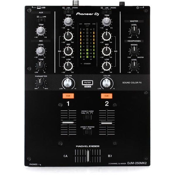 PIONEER DJ MESA MISTURA 2 CANAIS DJM-250MK2