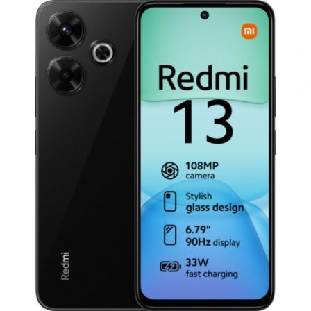 SMARTPHONE REDMI 13 6/128 6,79" MIDNIGHT BLACK