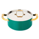CAÇAROLA SILAMPOS 12MGO1024 ( 24 CM - VERDE  - TECNOLOGIA IMPACT