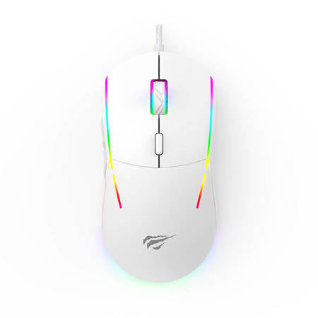 RATO PARA JOGOS HAVIT MS961 RGB 1200-12000 DPI BRANCO