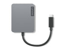 Lenovo 4X91A30366 hub de interface USB 2.0 Type-C Cinzento
