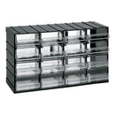 CÔMODA MODULAR COM 16 GAVETAS TRANSPARENTES, 382 X 148 X 230 MM