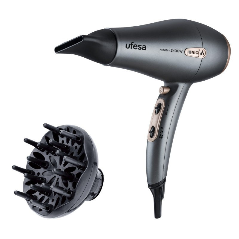 UFESA SECADOR CABELO 2400W MOTOR AC 2 VEL KERATIN