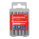 CONJUNTO DE 5 SUPORTES MAGNÉTICOS PARA BITS, 60 MM