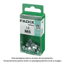 CAIXA S 14 UNID. PORCA AUTO-BLOQUEIO ZINCO M 5 FADIX