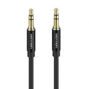 CABLE VENTION BAXBF JACK 3.5 MACHO - JACK 3.5 MACHO 1M PRETO