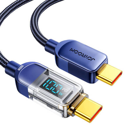 CABO DO USB-C 100W 1.2 M JOYROOM S-CC100A4 (NIEBIESKI)